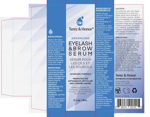 Advanced Eyelash Serum for Thicker, Longer Eyelashes and Eyebrows - Grow Luscious Lashes with Brow Enhancer (3mL)