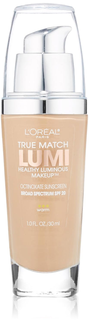 L'Oreal Paris True Match Lumi Healthy Luminous Makeup, C6 Soft Sable, 1 fl; oz.