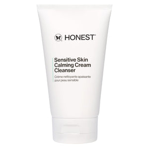 Honest Beauty Sensitive Skin Calming Cream Cleanser – Gentle Hydrating Vegan Cleanser, 4 fl oz