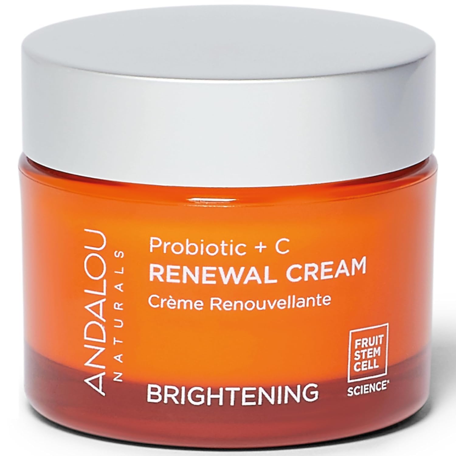 Andalou Naturals Probiotic + C Renewal Cream – Brightening Daily Face Moisturizer with Vitamin C