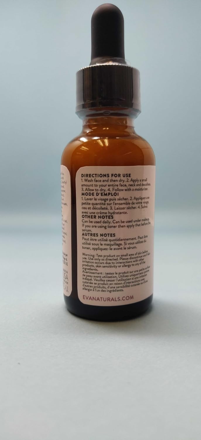 Vitamin C Serum 20% For Face, Pure Vitamin C Face Serum for Wrinkles, Acne, Dry Skin, and Dark Spots - Facial Vitamin C Serum (1oz)