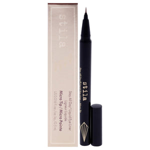 stila Waterproof Liquid Eye Liner, Stay All Day Makeup with Fine Brush Tip Lasting Satin Finish, Smudge-Proof & Transfer-Resistant