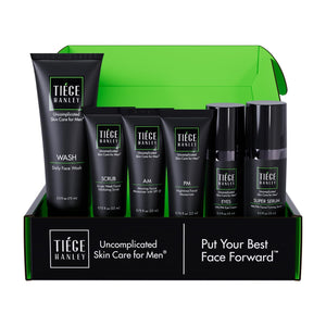 Tiege Hanley Men’s Skin Care Set, Essential Routine (System Level 1) – Face Wash, Scrub & Moisturizer for Healthier, Hydrated Skin | Daily Men’s Skin Care Kit for Sensitive skin & Dryness Protection