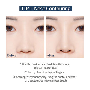 ETUDE Reborn Maker Contour Stick #Cool Shading | Naturally Sculpt & Define | Creamy Formula for Seamless Blending | Multi-purpose Contour Stick | Korean Makeup, Kbeauty, Perfect for Gift