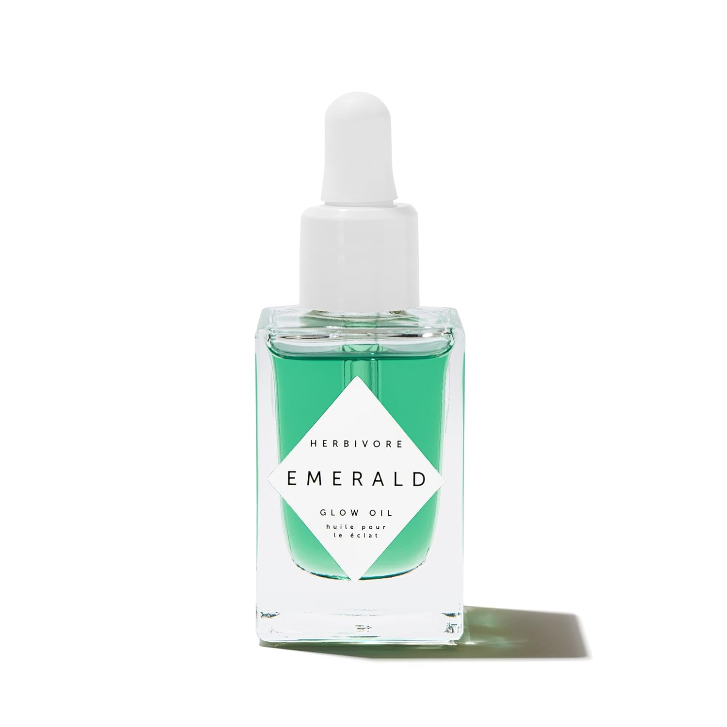 HERBIVORE Emerald Facial Oil | Hydrating, Glowing, Calming & Moisturizing Facial Oil with Ashwagandha & Squalane, Plant-based, Vegan, Non-Comedogenic