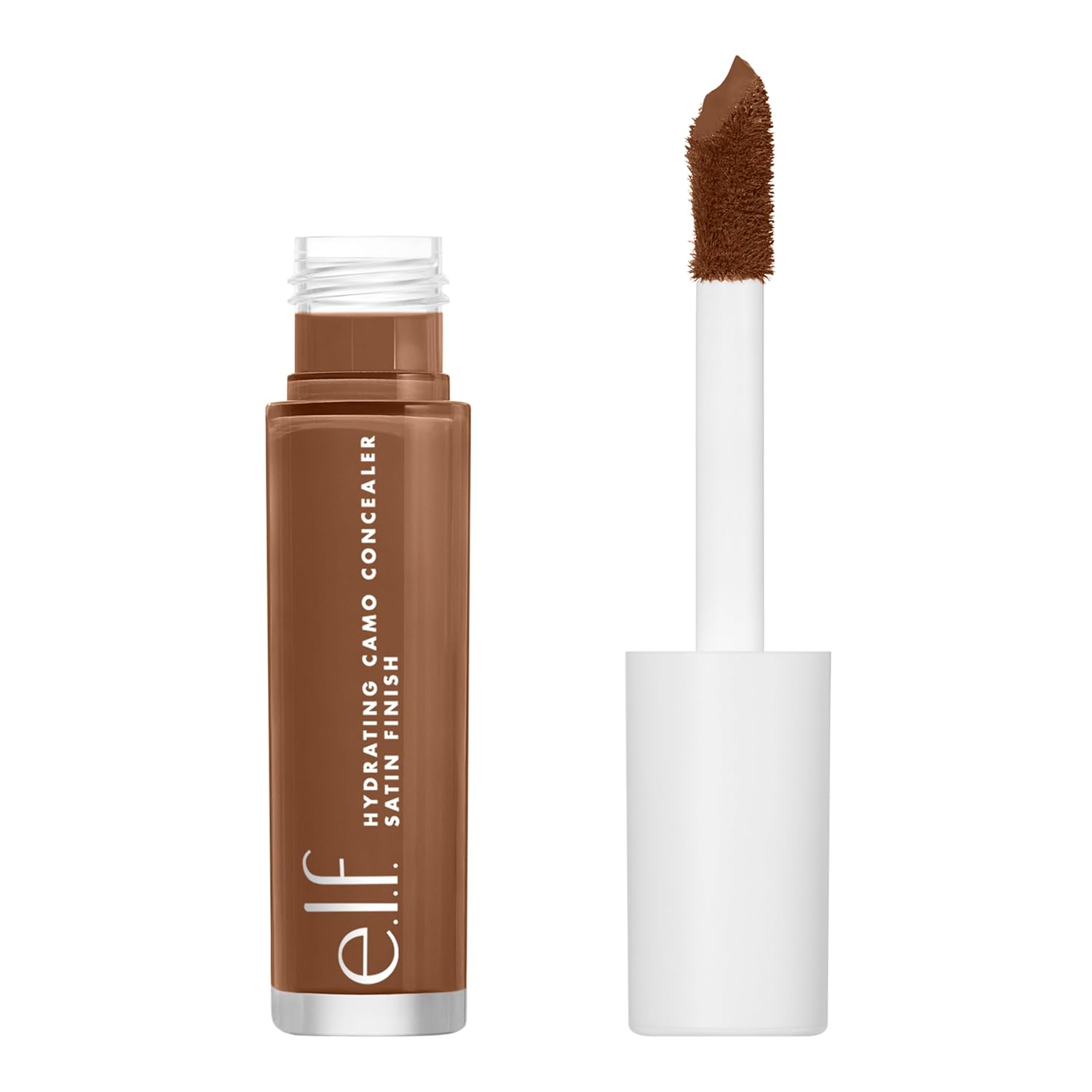 e.l.f. Hydrating Camo Concealer, Lightweight, Full Coverage, Long Lasting, Conceals, Corrects, Covers, Hydrates, Highlights, Light Peach, Satin Finish, 25 Shades, All-Day Wear, 0.20 Fl Oz