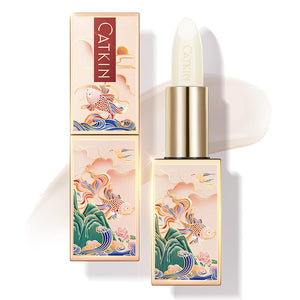 CATKIN Lip Balm Color Tinted Lip Stain Ultra Hydrating Moistrurizer Chapstick with Vitamin E Nourishing For Cracked & Dry Lips 0.12 oz C06 Camellia