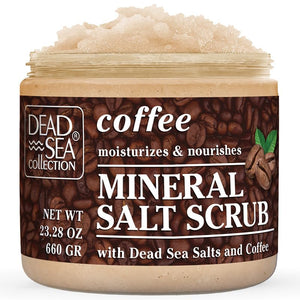 Dead Sea Collection Lavender Salt Scrub – Exfoliating Body Scrub for Women – Moisturizing and Nourishing Skin – with Pure Oils and Dead Sea Minerals (23.28 Oz)