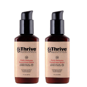 Thrive Natural Care Mineral Face Sunscreen SPF 30 - Daily Sunscreen for Face, No White Cast, Non-Nano Zinc Oxide - Lightweight Moisturizer Broad-Spectrum Protection - Vegan, 2 Fl Oz