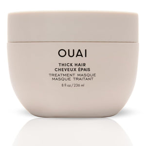 OUAI Fine to Medium Hair Treatment Masque - Hair Mask for Hair Repair, Hydration and Shine - With Shea Butter, Keratin and Panthenol - Paraben, Phthalate and Sulfate Free Hair Care (8 Fl Oz)