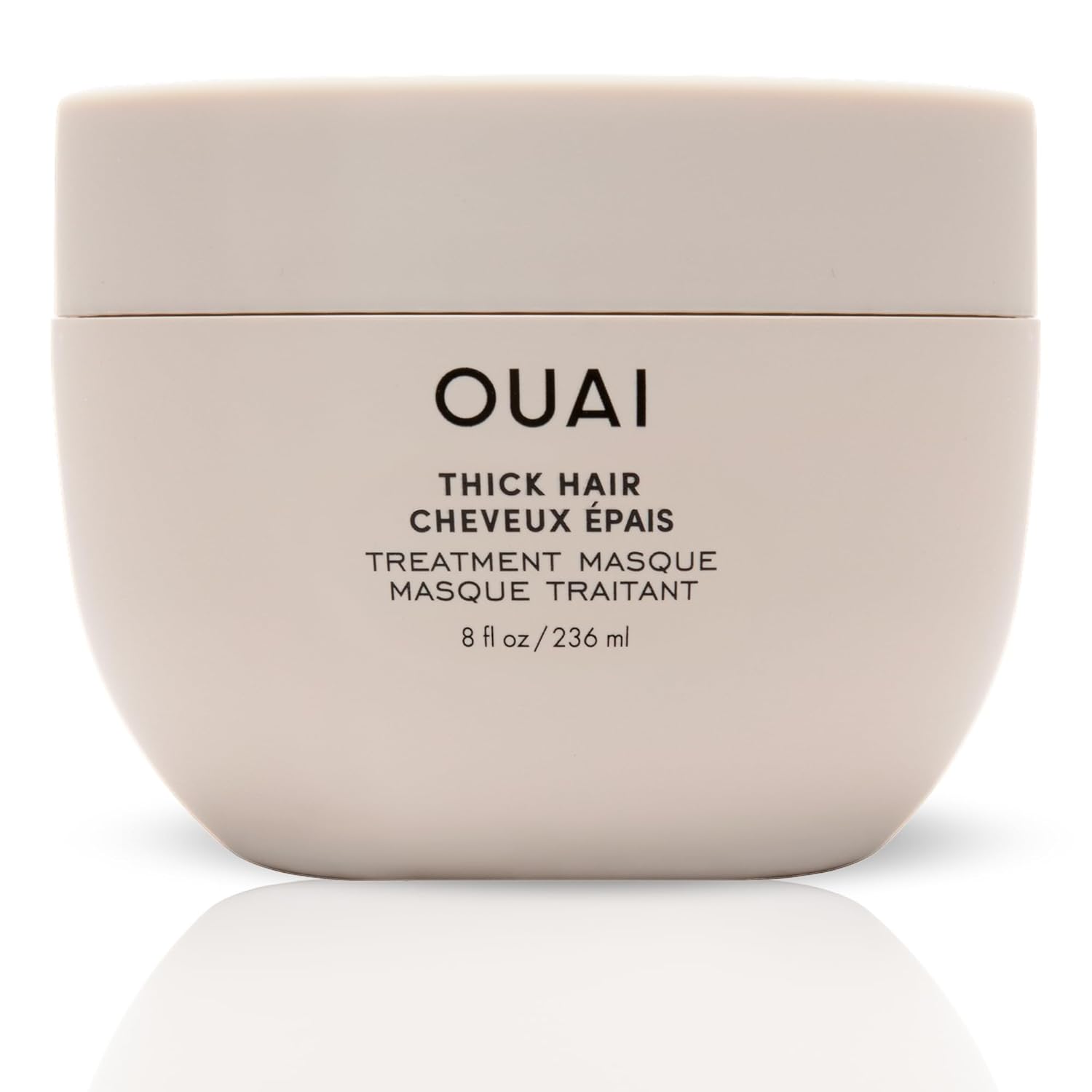 OUAI Fine to Medium Hair Treatment Masque - Hair Mask for Hair Repair, Hydration and Shine - With Shea Butter, Keratin and Panthenol - Paraben, Phthalate and Sulfate Free Hair Care (8 Fl Oz)