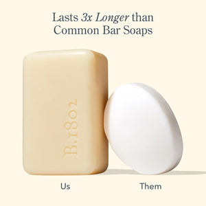 Beekman 1802 Goat Milk Soap Bar with Botanical Oils & Shea Butter - 9 oz - Gently Moisturizes, Exfoliates, and Nourishes for Soft, Healthy Skin - Cruelty-Free - Packaging May Vary