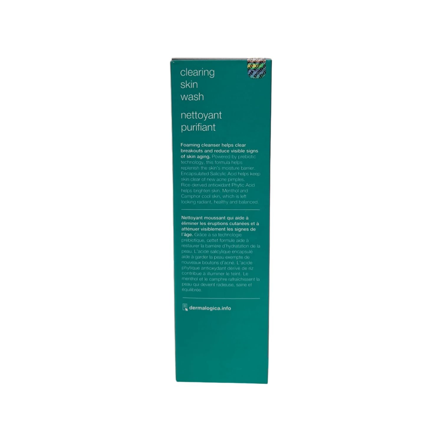 Dermalogica Clearing Skin Wash - Anti-Aging Acne Face Wash - Natural Breakout Clearing Foam with Salicylic Acid and Tea Tree Oil