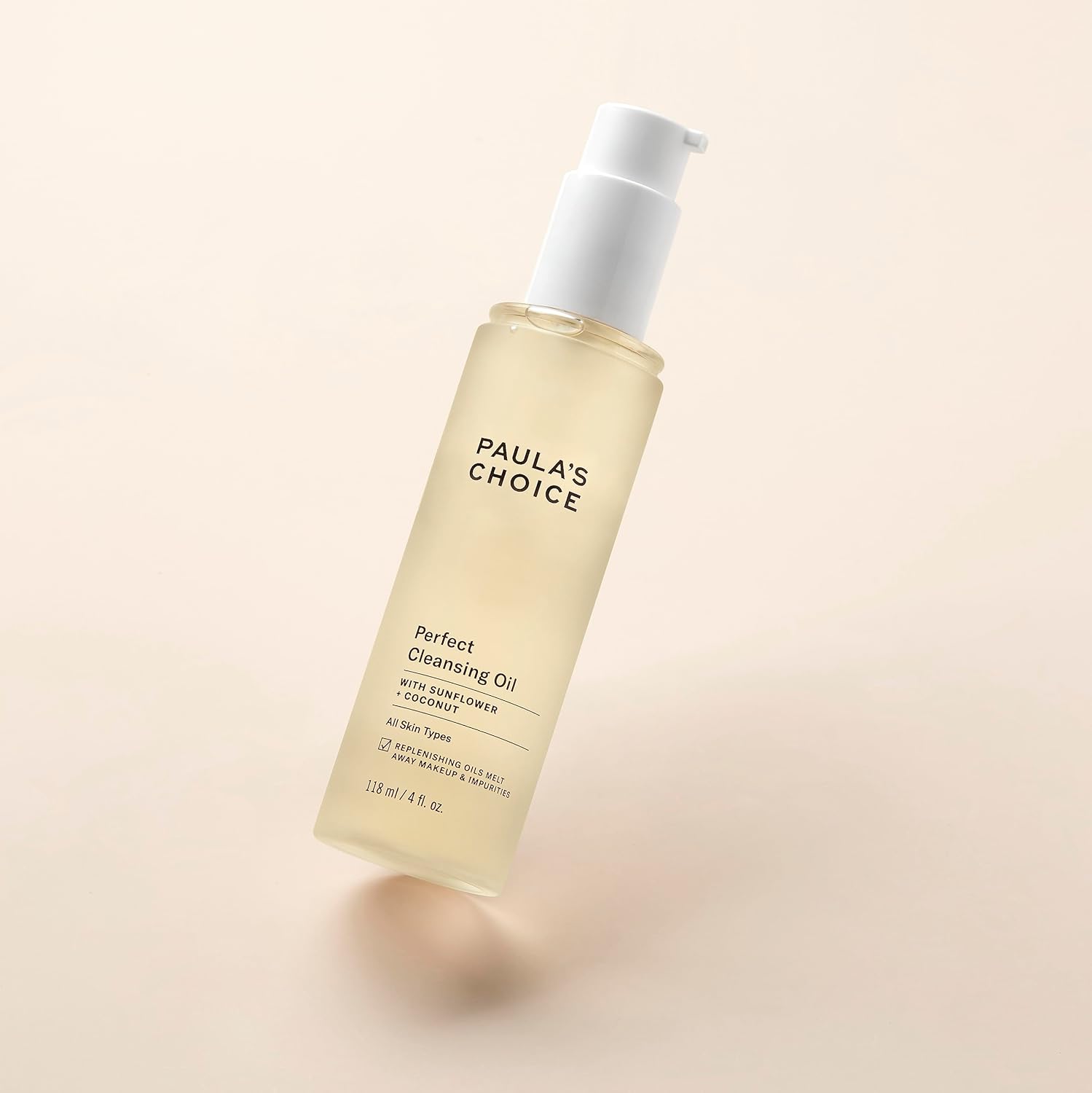 Paula's Choice Perfect Cleansing Oil with Jojoba, Sunflower & Coconut Oil Cleanser Face Wash for Dry Skin, 4 Ounce