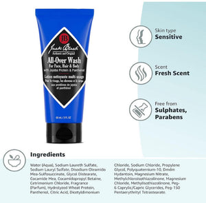 Jack Black Body & Hair Cleanser – Mens Body Wash, Mens Shampoo, Skin Care, Hair Care, Body Wash Men, Sulfate–Free
