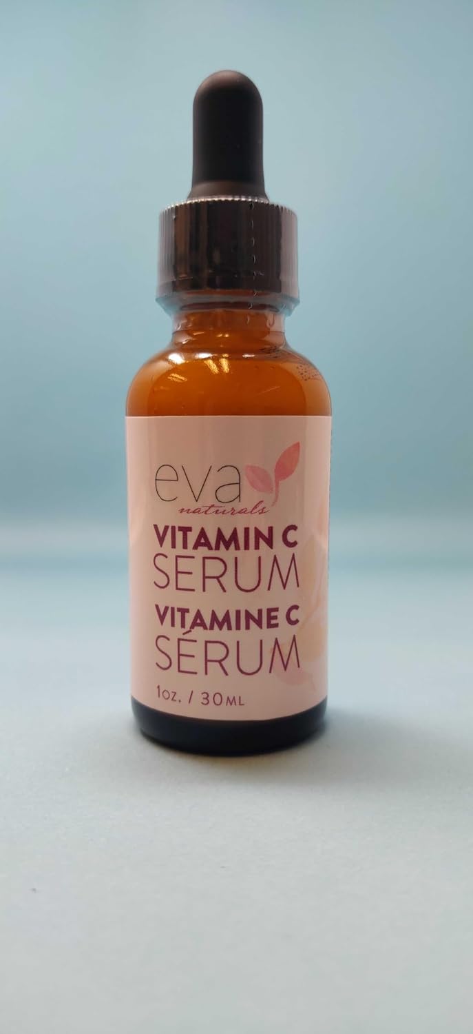 Vitamin C Serum 20% For Face, Pure Vitamin C Face Serum for Wrinkles, Acne, Dry Skin, and Dark Spots - Facial Vitamin C Serum (1oz)