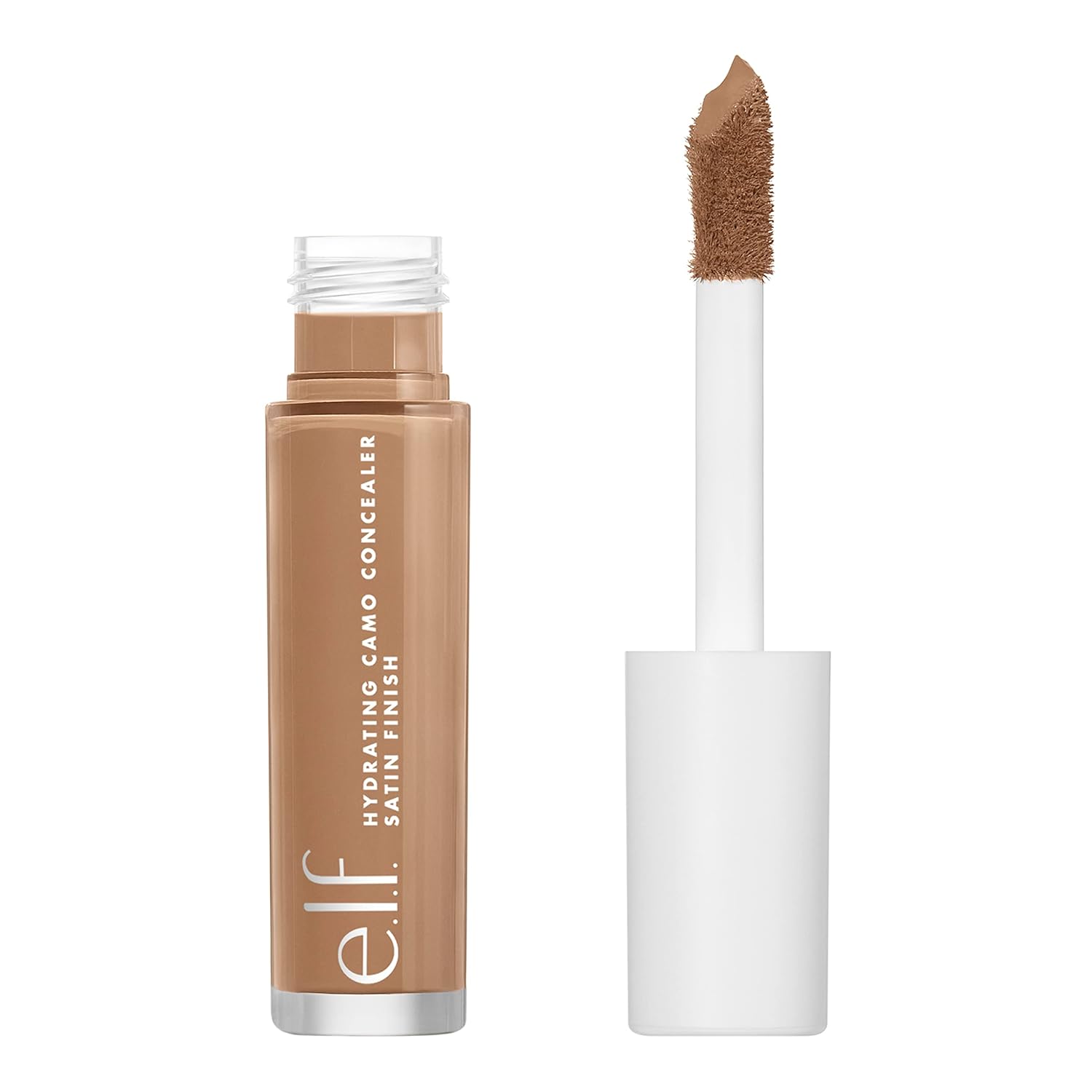 e.l.f. Hydrating Camo Concealer, Lightweight, Full Coverage, Long Lasting, Conceals, Corrects, Covers, Hydrates, Highlights, Light Peach, Satin Finish, 25 Shades, All-Day Wear, 0.20 Fl Oz
