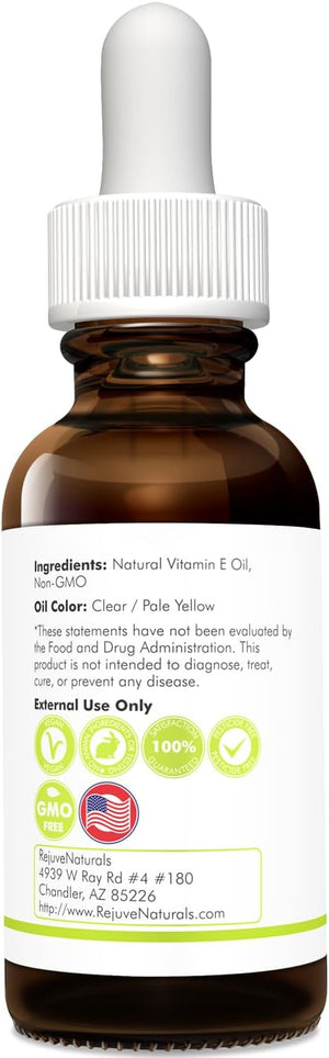 Vitamin E Oil – 100% Pure & Natural, 42,900 IU – Skin-Nourishing Moisture for Dry Skin