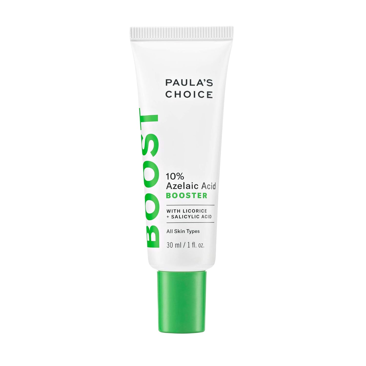 Paula's Choice BOOST 10% Azelaic Acid Booster Cream Gel, Licorice Extract & Salicylic Acid, Oil-Free Skin Brightening Serum
