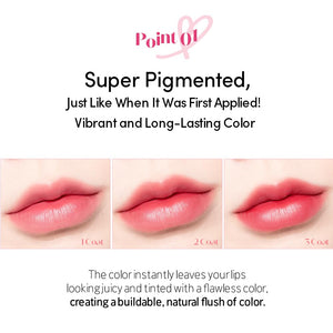ETUDE Dear Darling Marker Tint #1 Raspberry Pop (5g) | Hydrating & Long Lasting Lip Stain | High Pigmented Lip Maker with Easy Drawing Tip | Korean Daily Lip Tint, Korean Makeup, Kbeauty