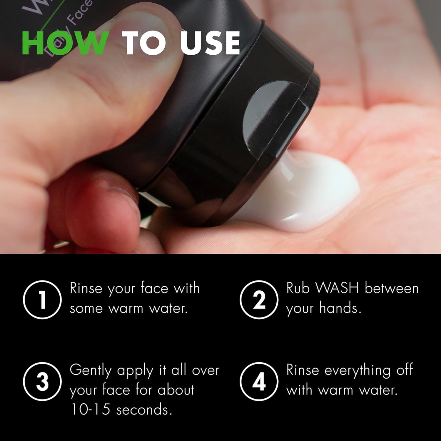 Tiege Hanley Daily Mens Face Wash, 5.5 Oz - Gentle Fragrance-Free Face Cleanser for Men Revitalizes, Hydrates & Softens Skin - Men's Face Wash & Facial Cleanser Skincare for Dry & Sensitive Skin