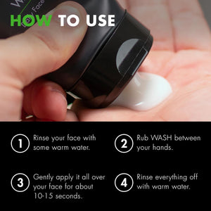 Tiege Hanley Daily Mens Face Wash, 5.5 Oz - Gentle Fragrance-Free Face Cleanser for Men Revitalizes, Hydrates & Softens Skin - Men's Face Wash & Facial Cleanser Skincare for Dry & Sensitive Skin