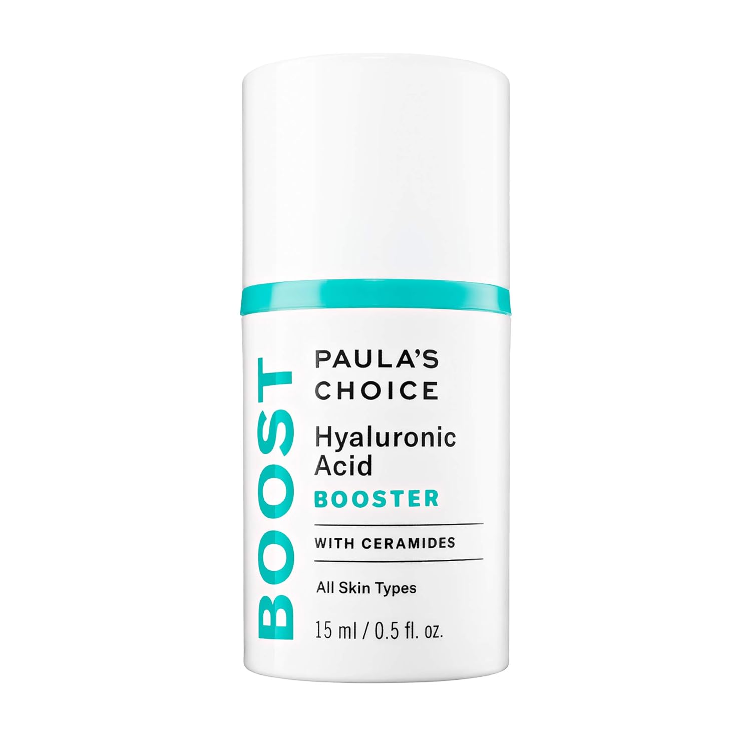 Paula's Choice BOOST Hyaluronic Acid Booster with Ceramides for Lightweight Deep Hydration, Plumps Skin, Smooth Fine Lines & Wrinkles, Concentrated Serum, 0.5 Ounce
