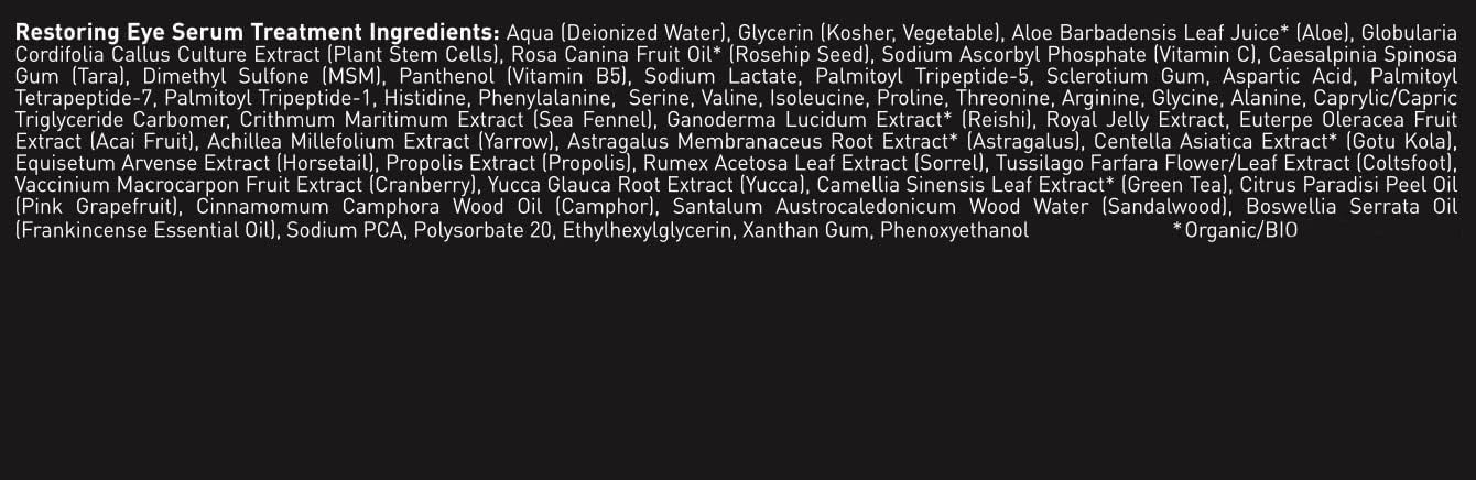 Brickell Men's Restoring Eye Routine for Men, Eye Cream and Serum for Men, Natural and Organic, Unscented, Men's Skin Care Gift Set