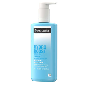 Neutrogena Hydro Boost Body Gel Cream With Hyaluronic Acid, Hydrating Body Lotion For Dry Skin, Fragrance-Free Hyaluronic Acid Moisturizer, 16 OZ