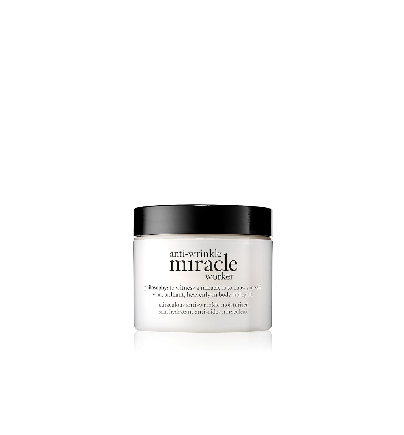 philosophy anti-wrinkle miracle worker line-correcting face moisturizer - with vitamin C & hyaluronic acid - instantly improves skin smoothness and radiance