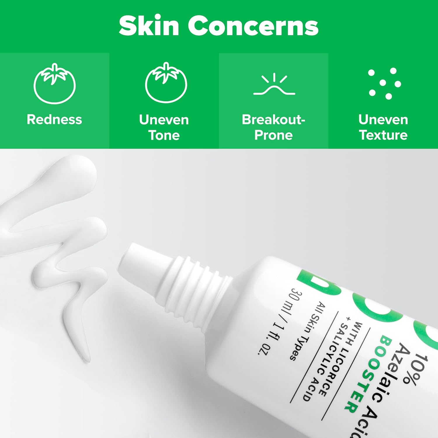 Paula's Choice BOOST 10% Azelaic Acid Booster Cream Gel, Licorice Extract & Salicylic Acid, Oil-Free Skin Brightening Serum