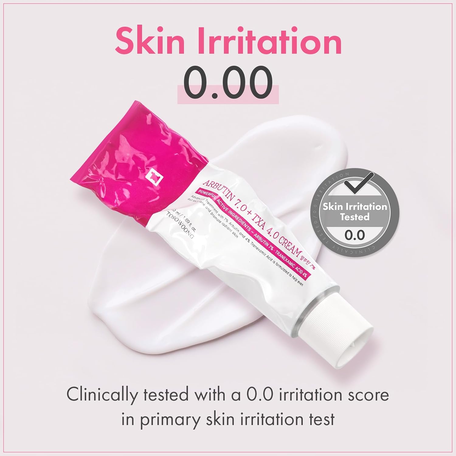 Arbutin 7% + Tranexamic Acid 4% Cream, 70,000ppm Arbutin, 40,000ppm TXA, Niacinamide, Glutathione, Dark Spots, Freckle, Blemishes, Pigmetation, Korean Skin Care, 50ml, 1.69 fl.oz.