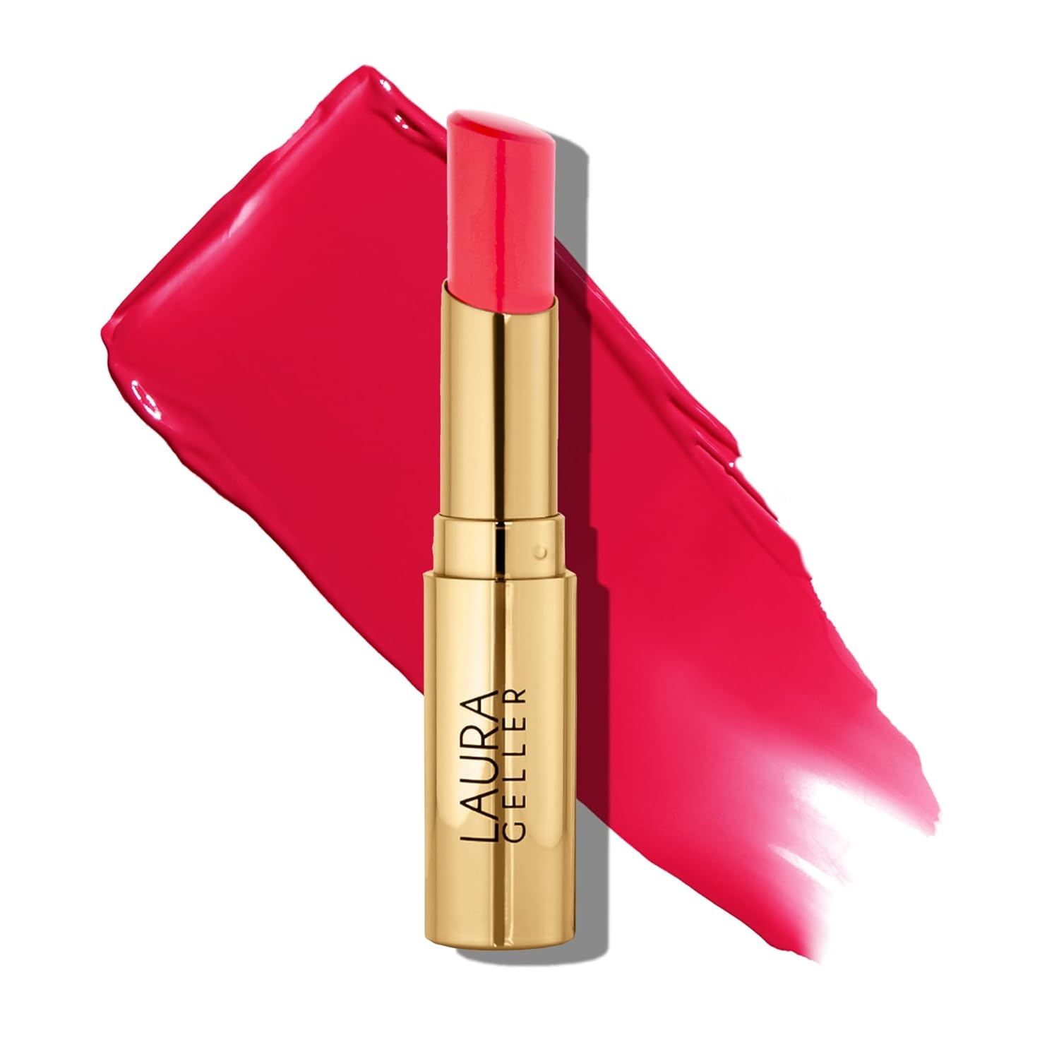 LAURA GELLER NEW YORK Jelly Balm Moisturizing Tinted Lip Balm - In the Buff - Hydrating Vitamin E - Semi-Shine Finish