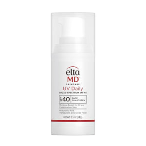 EltaMD UV Daily SPF 40 Face Sunscreen Moisturizer with Zinc Oxide, Daily Face Moisturizer with SPF, Sunscreen, 1.7 oz Pump