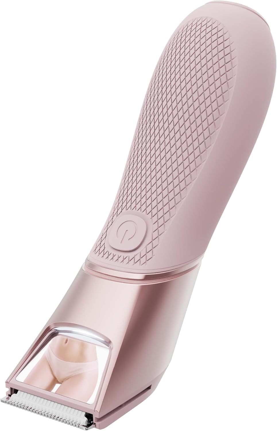 Body Hair Trimmer for Men: Pubic Hair Trimmer with Mirror & LED Light - Electric Ball Shavers with Ceramic Blades & Travel Lock - Body Groomer IPX7 Waterproof Wet/Dry Use for Groin/Legs/Chest