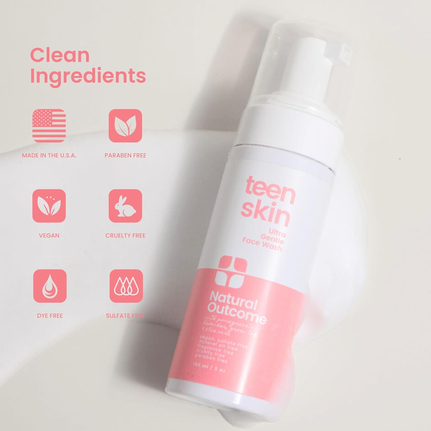Teen Skin Ultra Gentle Kids Face Wash, 5 oz