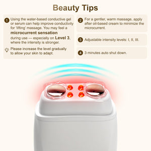 Galvanic Spa - Facial Toning Device - Micro-Current Gua Sha face Tone Device - Skin Firming - FDA Cleared Facial Massager