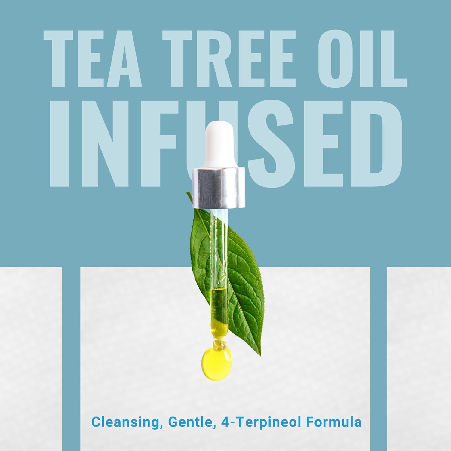 Towelettes - Natural Face, Eyelash & Eyelid Cleanser - Wipes for Demodex, Blepharitis, Mgd and Red Irritated Eye Lid - Tea Tree Oil Extract.