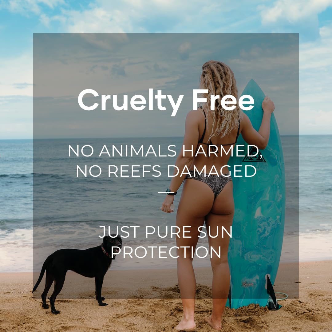 Reef Safe Sunscreen Travel Lotion SPF 50 - Mexico & Hawaii 104 Reef Act Compliant, Biodegradable, Zinc, Vitamin E, Oxybenzone & Octinoxate Free, Water Resistant, Natural Ingredients, by Coral Safe