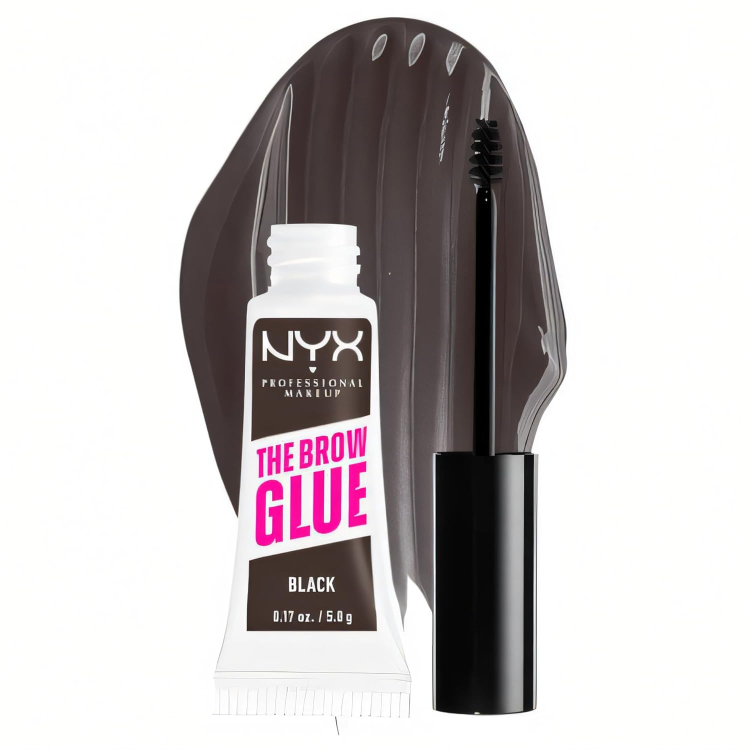 NYX PROFESSIONAL MAKEUP The Brow Glue, Extreme Hold Eyebrow Gel - Clear