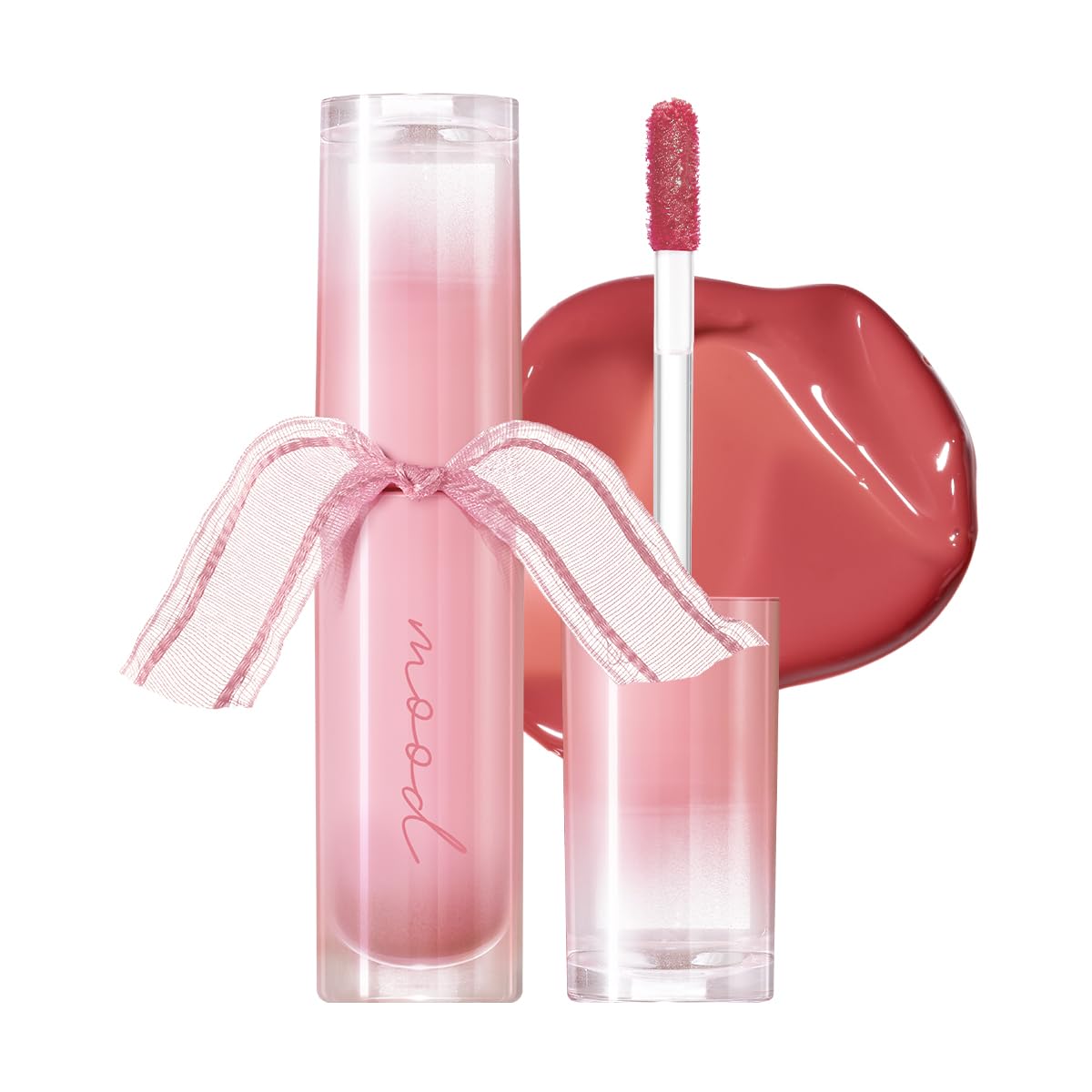 Peripera Ink Mood Glowy Tint | Lip-Plumping, Naturally Moisturizing, Lightweight, Glow-Boosting, Long-Lasting, Comfortable, Non-Sticky, Mask Friendly, No White Film 033 ROSY WISH