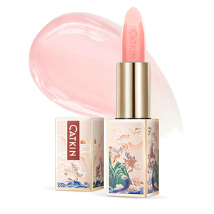 CATKIN Lip Balm Color Tinted Lip Stain Ultra Hydrating Moistrurizer Chapstick with Vitamin E Nourishing For Cracked & Dry Lips 0.12 oz C06 Camellia