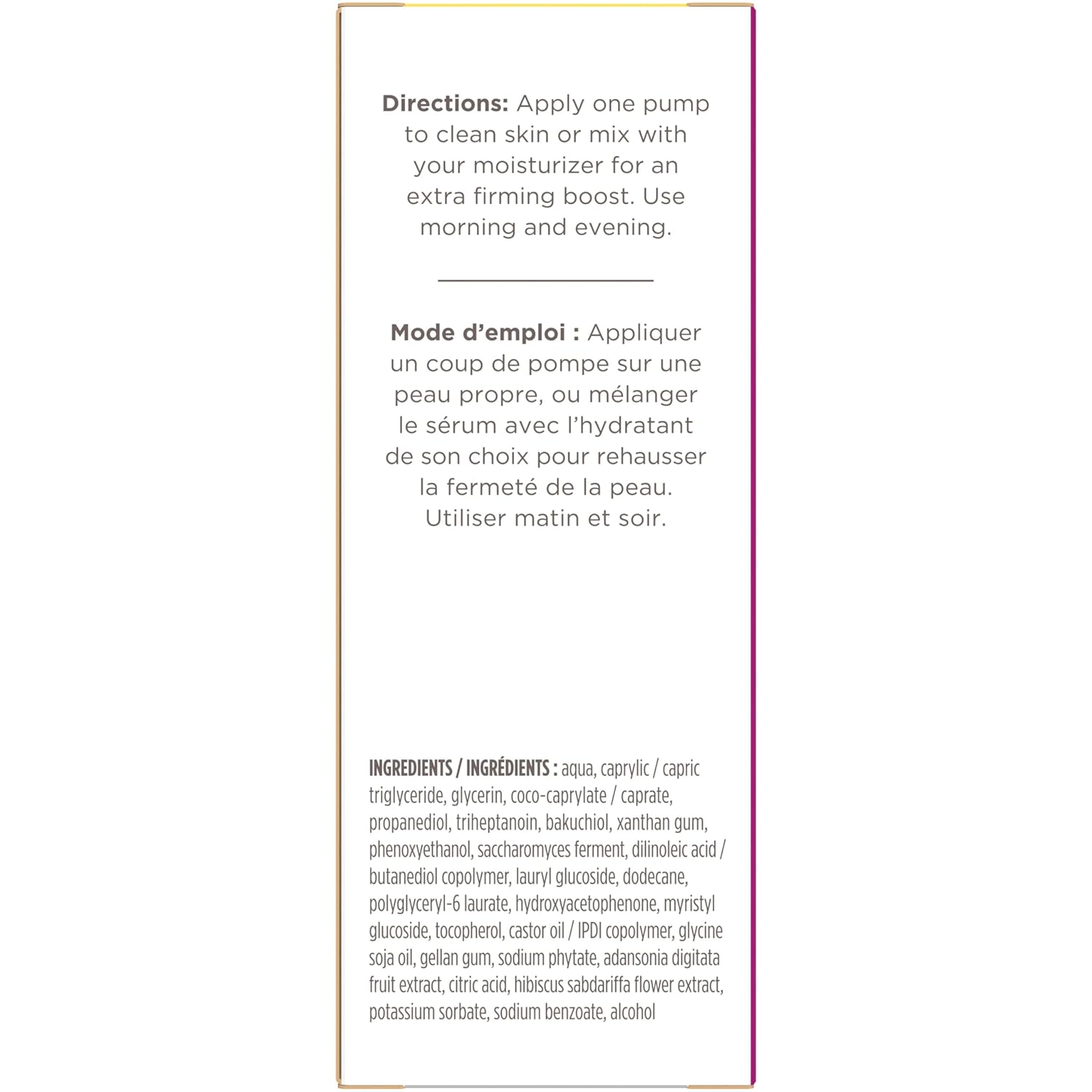 Burt's Bees Firming Collagen Face Serum, Natural Origin Retinol Alternative Improves Skin Texture & Supports Anti-Aging, with Bakuchiol, Lightweight - Firming Booster (1 oz)