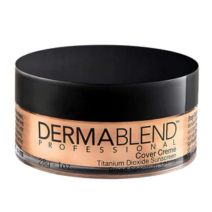 Dermablend Cover Crème Full Coverage Foundation Makeup, Hydrating Cream Concealer for Dark Circles and Blemishes, Maximum Coverage with Mineral Sunscreen SPF 30, 1 OZ