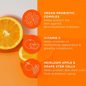 Andalou Naturals Probiotic + C Renewal Cream – Brightening Daily Face Moisturizer with Vitamin C