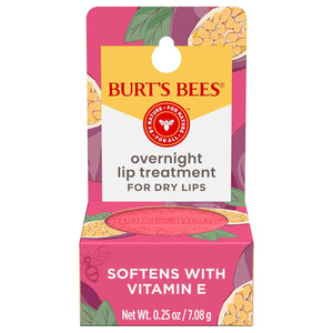 Burt's Bees Lip Mask Set- Overnight Intensive Treatment Revives & Nourishes for All Day Hydration, Passion Fruit & Chamomile, Sweet Mint & Lemon Sorbet