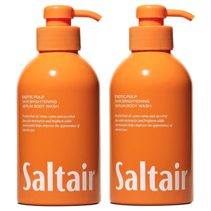 Saltair Body Wash, Signature Scents 2-Pack. Moisturizing Body Cleanser with Monoi Oil and Cupuacu Butter. Luxury Shower Gel for Women and Men. Vegan, Cruelty-Free, Paraben-Free. 2x 17oz Pump Bottles