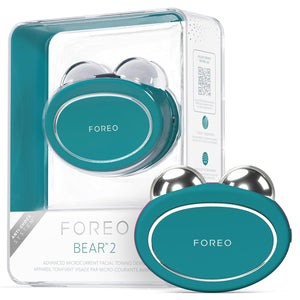 FOREO Bear 2 Advanced Toning Microcurrent Facial Device - Face Sculpting Tool - Firm & Contour - Non-Invasive - Increases Skin Care Absorption - Lavender