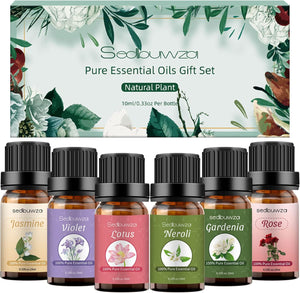 Sedbuwza Rose Essential Oil, 100% Pure Organic Rose Fragrance Oil for Diffuser, Humidifier, Soap, Candle, Perfume - 10ml