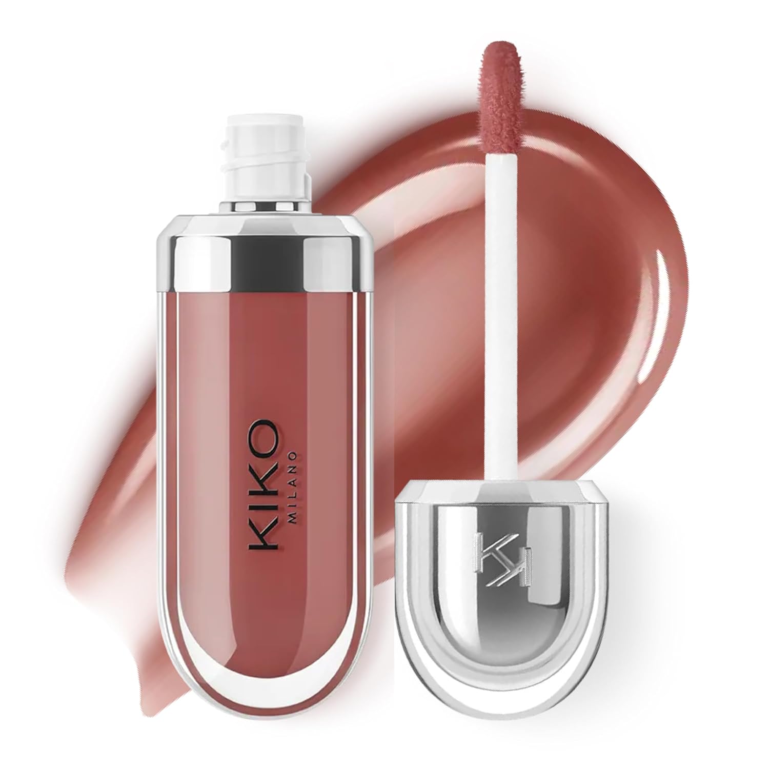 KIKO Milano 3D Hydra Lip Gloss – High Shine, Hydrating, Plumping, Non-Sticky, Moisturizing Lip Makeup
